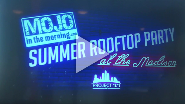 Mojo in the Morning's Summer Rooftop Party