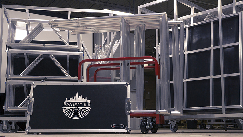 Staging and Trussing.